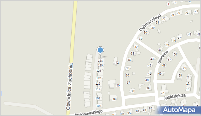 Piekary Śląskie, Jasionowskiego Maksymiliana, 136, mapa Piekary Śląskie