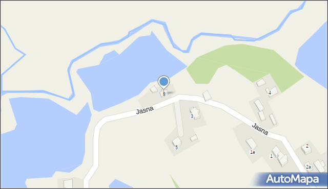 Pielgrzymowice, Jasna, 8, mapa Pielgrzymowice