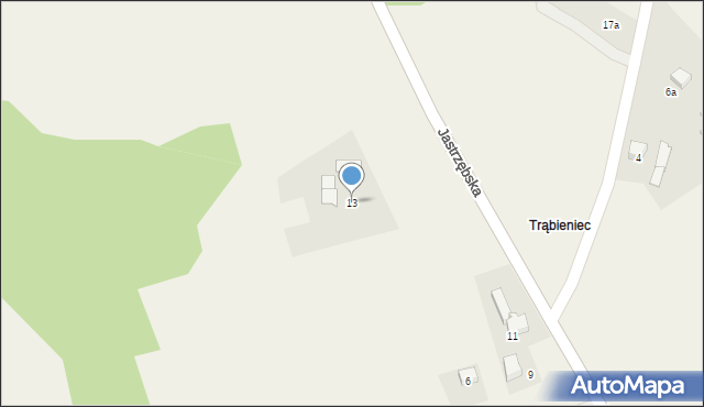 Pielgrzymowice, Jastrzębska, 13, mapa Pielgrzymowice