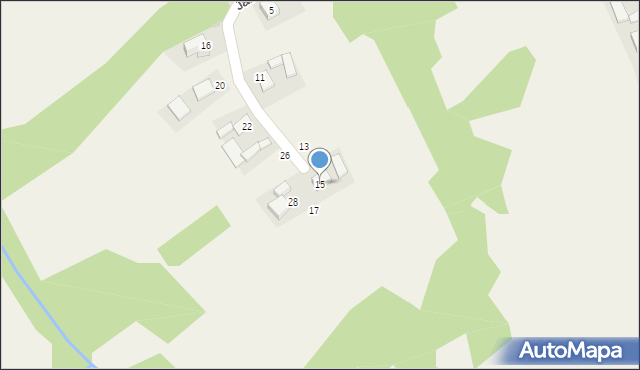 Piotrowice, Jaśminowa, 15, mapa Piotrowice