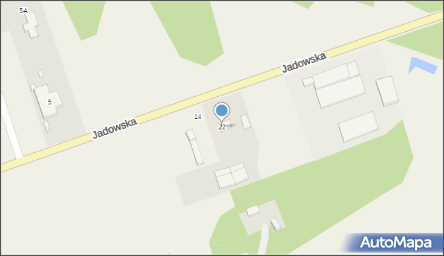 Postoliska, Jadowska, 22, mapa Postoliska