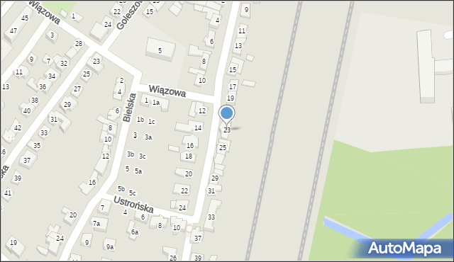 Poznań, Jabłonkowska, 23, mapa Poznania