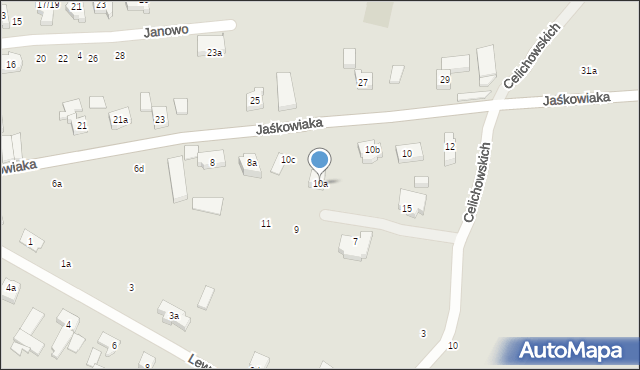 Poznań, Jaśkowiaka Franciszka, 10a, mapa Poznania