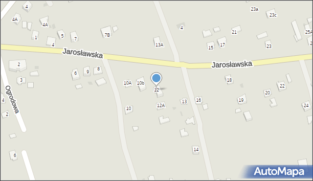 Pruchnik, Jarosławska, 12, mapa Pruchnik