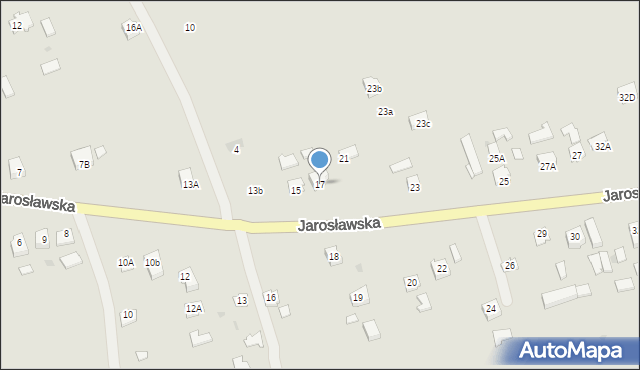 Pruchnik, Jarosławska, 17, mapa Pruchnik