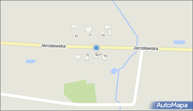 Pruchnik, Jarosławska, 54, mapa Pruchnik