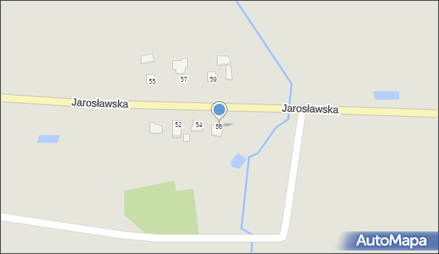 Pruchnik, Jarosławska, 56, mapa Pruchnik