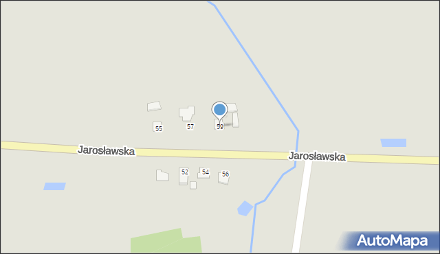 Pruchnik, Jarosławska, 59, mapa Pruchnik