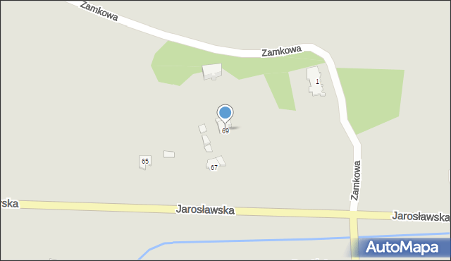 Pruchnik, Jarosławska, 69, mapa Pruchnik