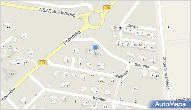 Pruszcz Gdański, Jaśminowa, 19, mapa Pruszcz Gdański