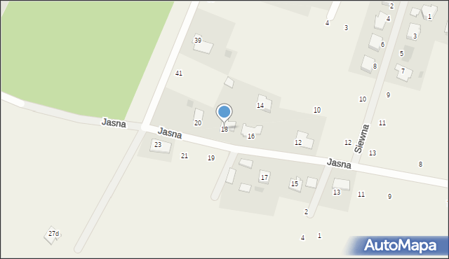 Przyłęki, Jasna, 18, mapa Przyłęki