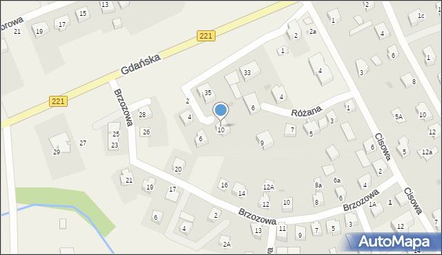 Przywidz, Jaworowa, 7, mapa Przywidz