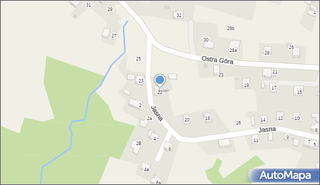 Psary, Jasna, 22, mapa Psary