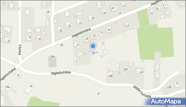 Radgoszcz, Jagiellońska, 15, mapa Radgoszcz