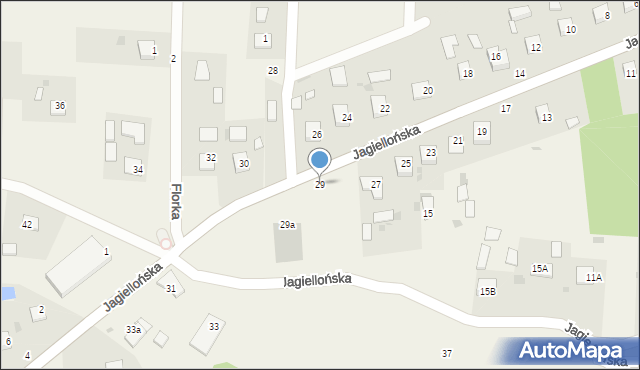 Radgoszcz, Jagiellońska, 29, mapa Radgoszcz