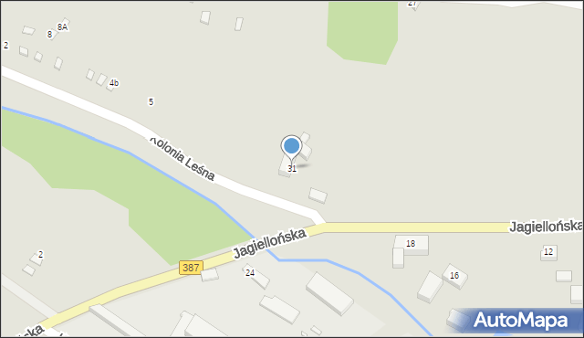 Radków, Jagiellońska, 31, mapa Radków