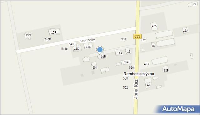 Rembelszczyzna, Jana Kazimierza, 11C, mapa Rembelszczyzna