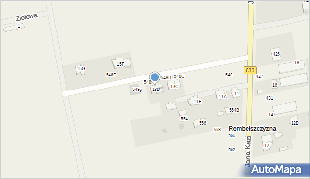 Rembelszczyzna, Jana Kazimierza, 13D, mapa Rembelszczyzna
