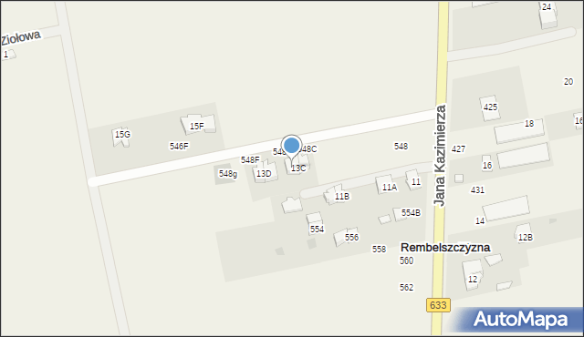 Rembelszczyzna, Jana Kazimierza, 15P, mapa Rembelszczyzna