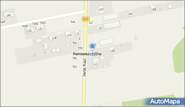 Rembelszczyzna, Jana Kazimierza, 435, mapa Rembelszczyzna