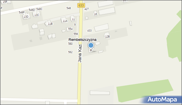 Rembelszczyzna, Jana Kazimierza, 439, mapa Rembelszczyzna