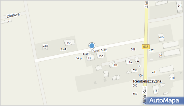 Rembelszczyzna, Jana Kazimierza, 548E, mapa Rembelszczyzna