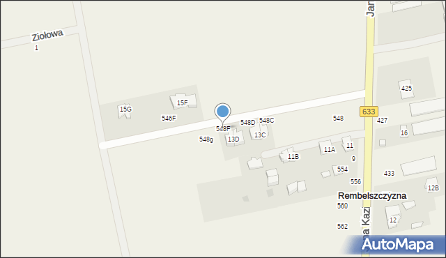 Rembelszczyzna, Jana Kazimierza, 548F, mapa Rembelszczyzna