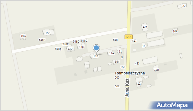 Rembelszczyzna, Jana Kazimierza, 552B, mapa Rembelszczyzna