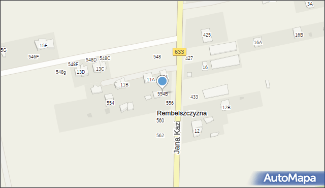 Rembelszczyzna, Jana Kazimierza, 554B, mapa Rembelszczyzna