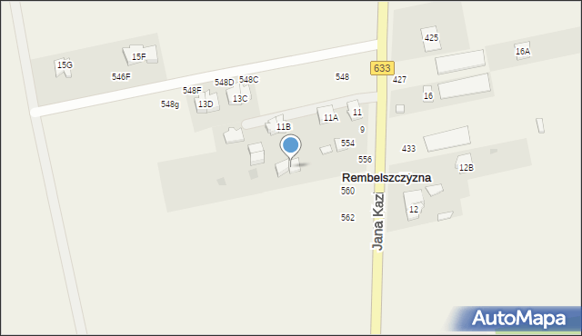 Rembelszczyzna, Jana Kazimierza, 7, mapa Rembelszczyzna