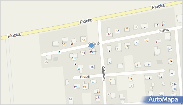 Rogozino, Jasna, 15, mapa Rogozino