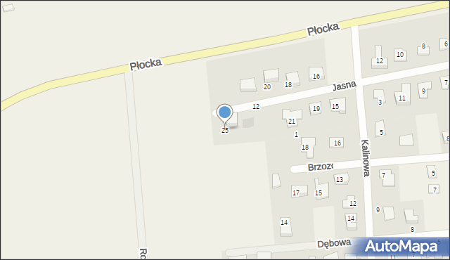 Rogozino, Jasna, 25, mapa Rogozino