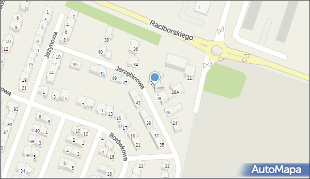 Rotmanka, Jarzębinowa, 30A, mapa Rotmanka