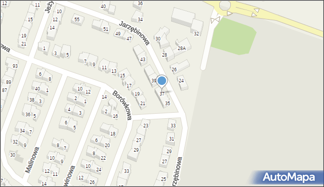 Rotmanka, Jarzębinowa, 37, mapa Rotmanka