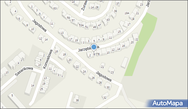 Rotmanka, Jarzębinowa, 4, mapa Rotmanka