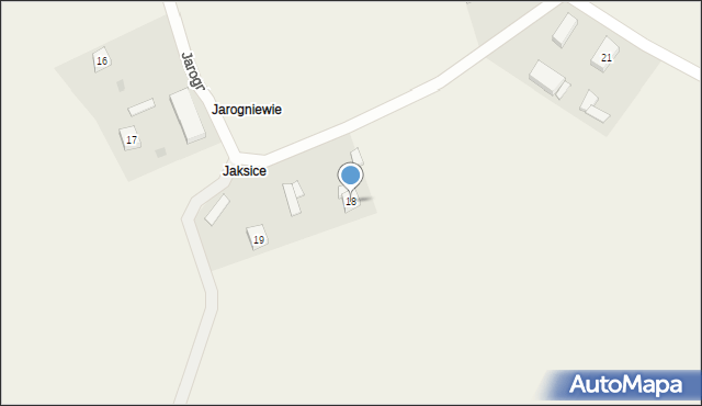 Rudki, Jarogniewie, 18, mapa Rudki