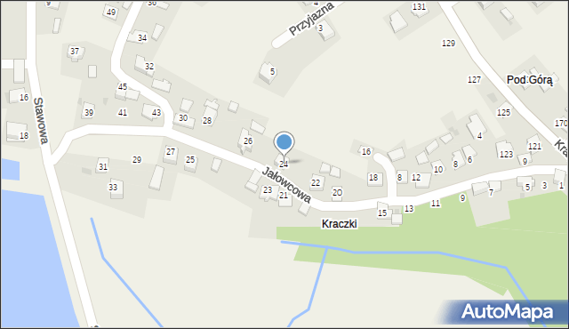 Rusocice, Jałowcowa, 24, mapa Rusocice