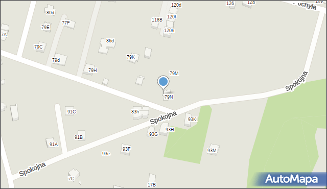 Rybnik, Jaśminowa, 79R, mapa Rybnika