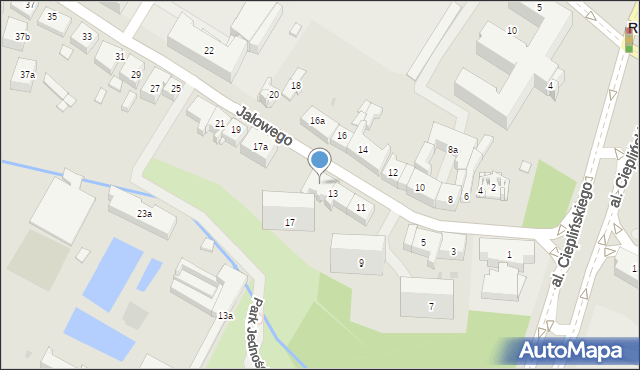 Rzeszów, Jałowego Józefa, ks., 15, mapa Rzeszów