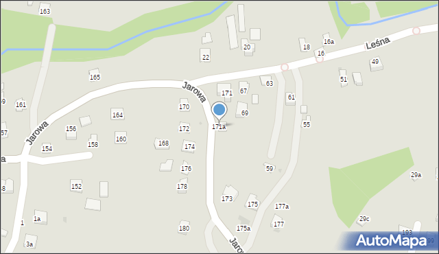 Rzeszów, Jarowa, 171a, mapa Rzeszów