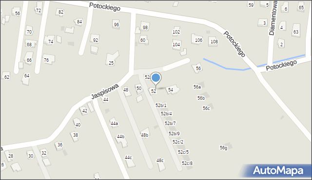 Rzeszów, Jaspisowa, 52a/4, mapa Rzeszów