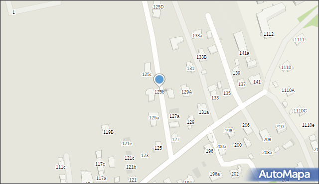 Rzeszów, Jana Olbrachta, 125b, mapa Rzeszów