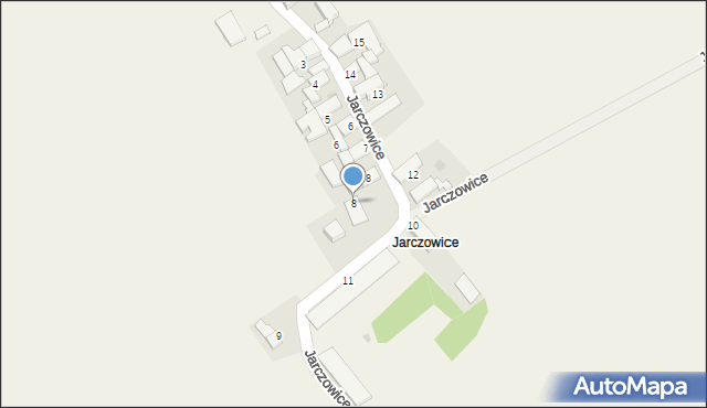 Ściborowice, Jarczowice, 8, mapa Ściborowice