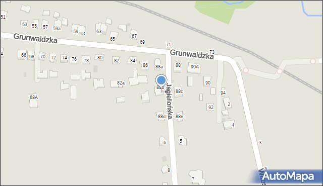 Sędziszów Małopolski, Jagiellońska, 2, mapa Sędziszów Małopolski