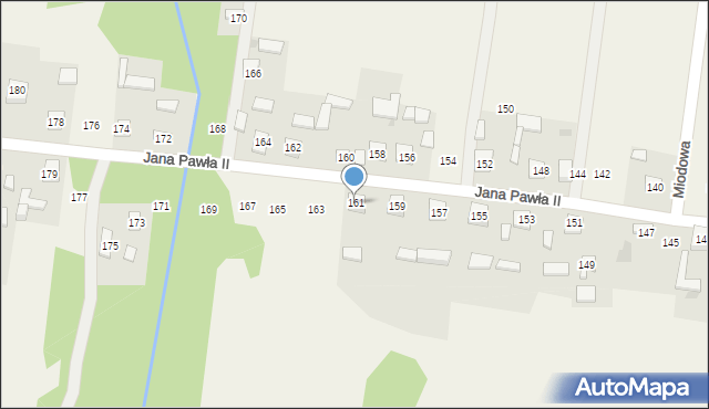 Siedlec Duży, Jana Pawła II, 161, mapa Siedlec Duży