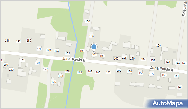 Siedlec Duży, Jana Pawła II, 164, mapa Siedlec Duży