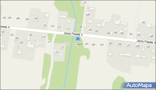 Siedlec Duży, Jana Pawła II, 169, mapa Siedlec Duży