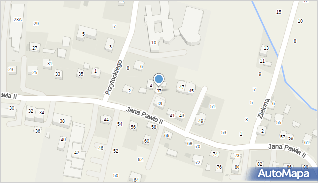 Siepraw, Jana Pawła II, 37, mapa Siepraw