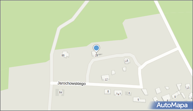 Sieraków, Jarochowskiego Antoniego, 18, mapa Sieraków