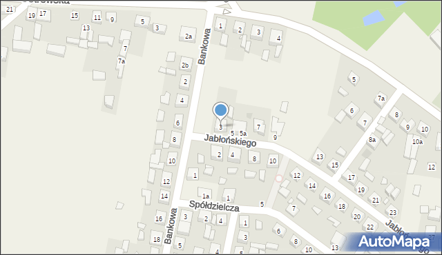 Skalmierzyce, Jabłońskiego Ludwika, 3, mapa Skalmierzyce